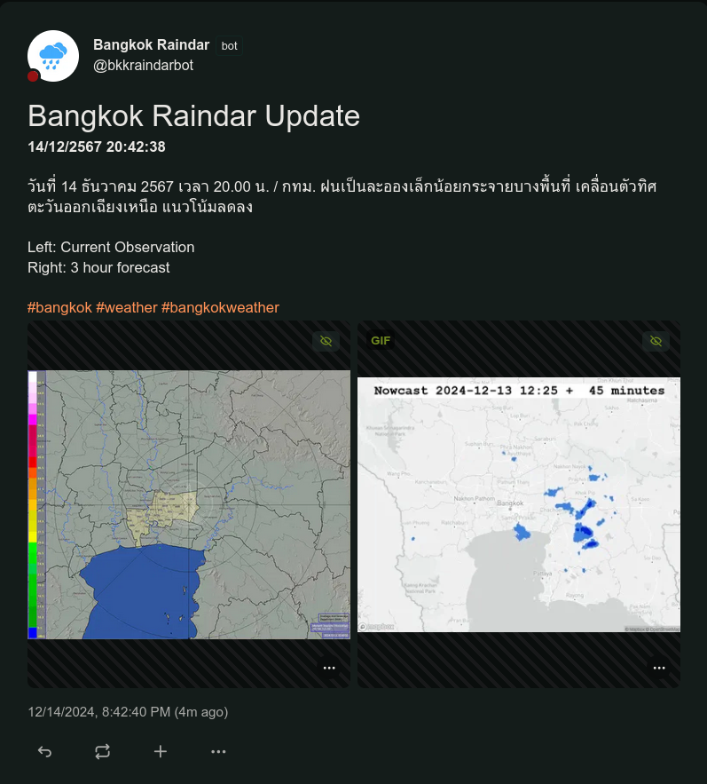 Bangkok Rain Radar